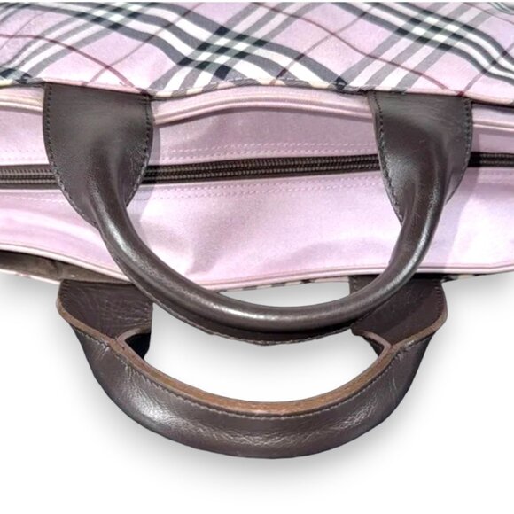 Burberry Blue label Pink Nova Check Mini Tote with COA - Picture 9 of 14